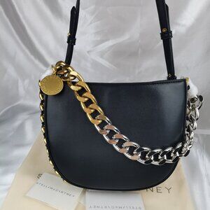 Black Stella McCartney Frayme Shoulder Bag Crossbody Bag